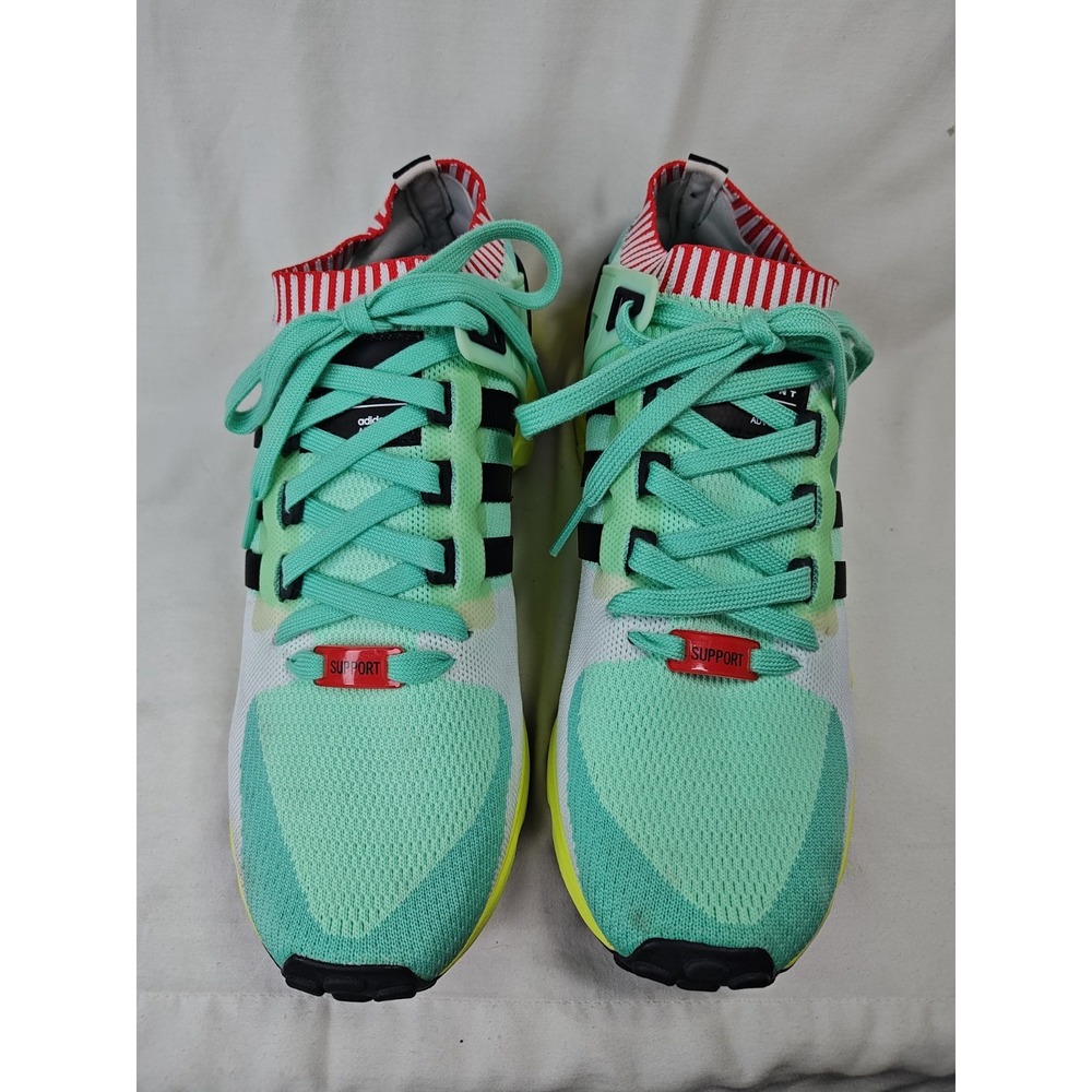 adidas EQT Support RF Primeknit Frozen Green Running Shoes Sneakers Mens Size 10